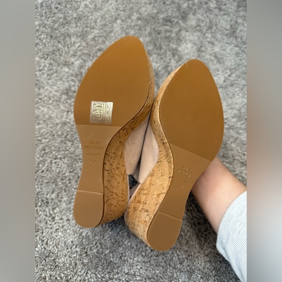 Stuart Weitzman Jean Slingback Wedges - Picture 7 of 8